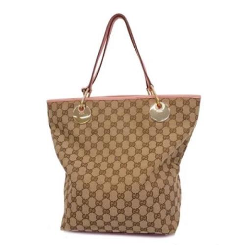 Gucci Vintage Pre-owned Canvas gucci-vskor Brown, Dam