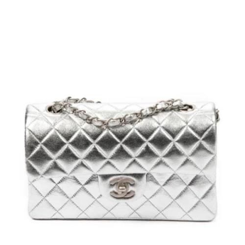 Chanel Vintage Pre-owned Laeder axelremsvskor Gray, Dam