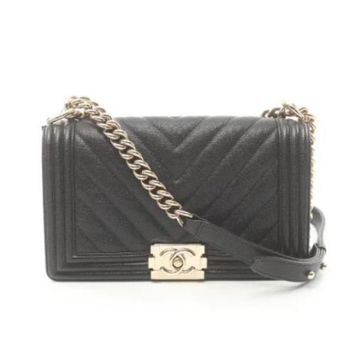 Chanel Vintage Pre-owned Laeder chanel-vskor Black, Dam