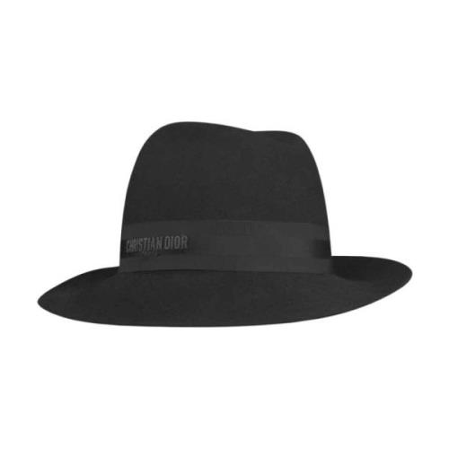 Dior Stilren Noir Runway Hatt Black, Dam