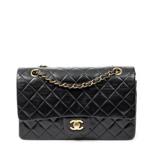 Chanel Vintage Pre-owned Laeder axelremsvskor Black, Dam