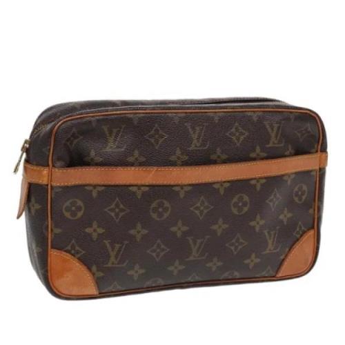 Louis Vuitton Vintage Pre-owned Canvas kuvertvskor Brown, Dam