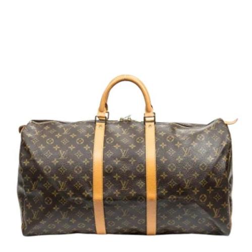 Louis Vuitton Vintage Pre-owned Canvas resvskor Brown, Dam