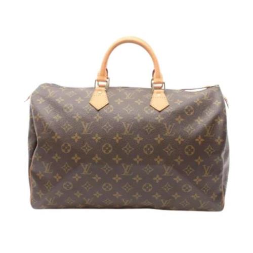 Louis Vuitton Vintage Pre-owned Tyg louis-vuitton-vskor Brown, Dam