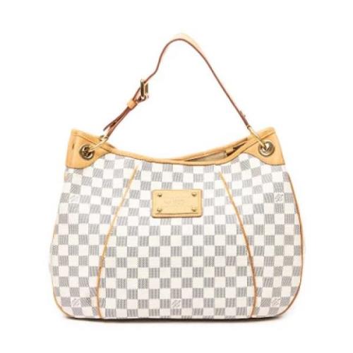 Louis Vuitton Vintage Pre-owned Belagd canvas axelremsvskor White, Dam