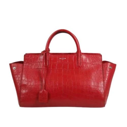 Yves Saint Laurent Vintage Pre-owned Laeder handvskor Red, Dam