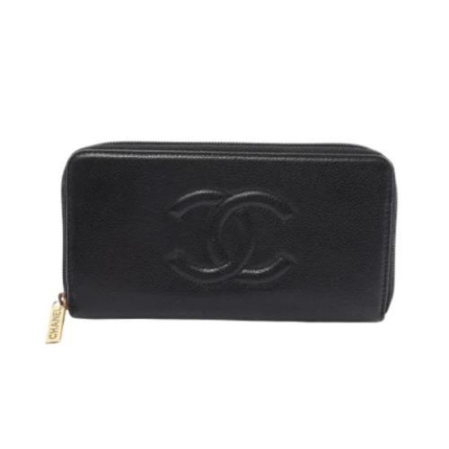 Chanel Vintage Pre-owned Laeder plnbcker Black, Dam