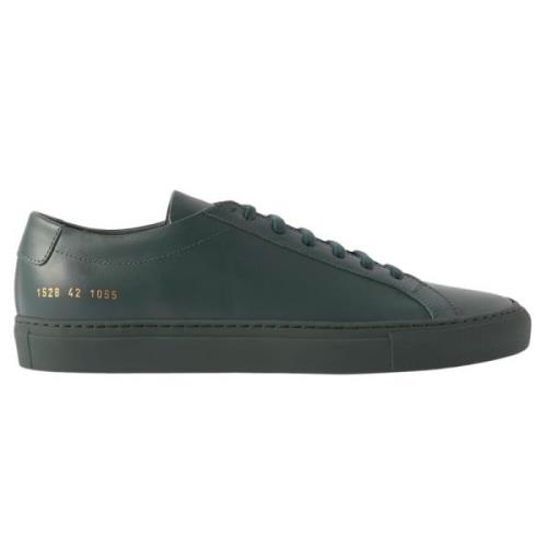 Common Projects Skoggröna Sneakers för Män Green, Herr