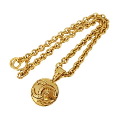 Chanel Vintage Pre-owned Guld chanel-smycken Yellow, Dam