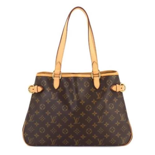 Louis Vuitton Vintage Pre-owned Tyg louis-vuitton-vskor Brown, Dam