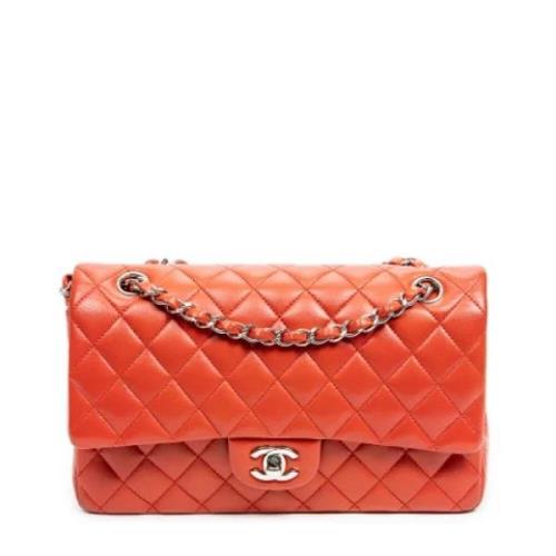 Chanel Vintage Pre-owned Laeder axelremsvskor Red, Dam