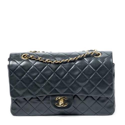 Chanel Vintage Pre-owned Laeder axelremsvskor Black, Dam