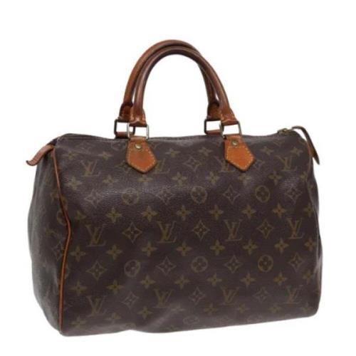 Louis Vuitton Vintage Pre-owned Canvas handvskor Brown, Dam