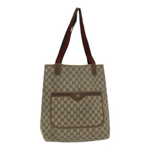 Gucci Vintage Pre-owned Laeder totevskor Beige, Dam