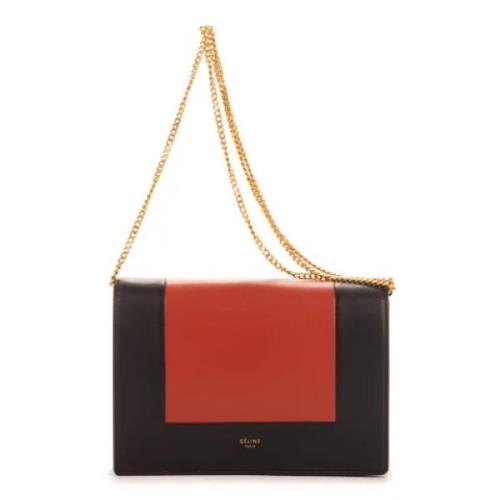 Celine Vintage Pre-owned Laeder axelremsvskor Red, Dam