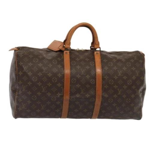 Louis Vuitton Vintage Pre-owned Canvas resvskor Brown, Dam