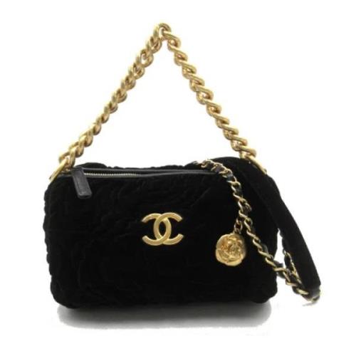 Chanel Vintage Pre-owned Canvas chanel-vskor Black, Dam