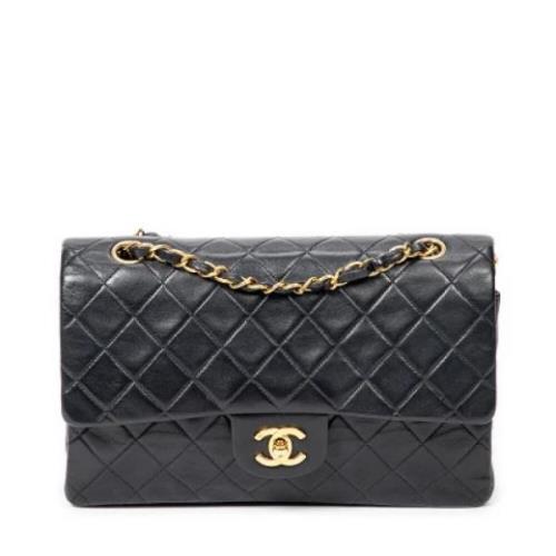 Chanel Vintage Pre-owned Laeder axelremsvskor Black, Dam