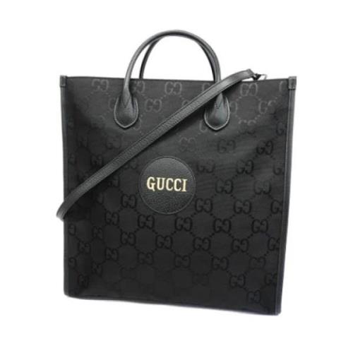 Gucci Vintage Pre-owned Canvas gucci-vskor Black, Dam