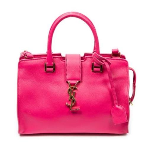 Yves Saint Laurent Vintage Pre-owned Laeder handvskor Pink, Dam