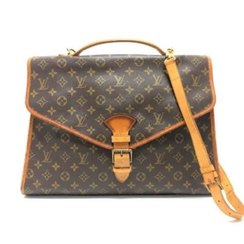 Louis Vuitton Vintage Pre-owned Tyg louis-vuitton-vskor Brown, Dam