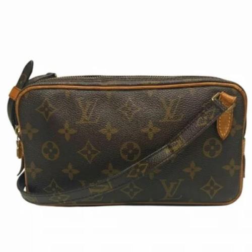 Louis Vuitton Vintage Pre-owned Tyg louis-vuitton-vskor Brown, Dam