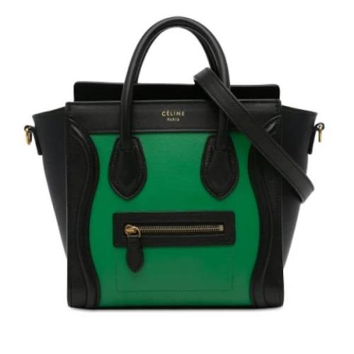 Celine Vintage Pre-owned Laeder celine-vskor Green, Dam