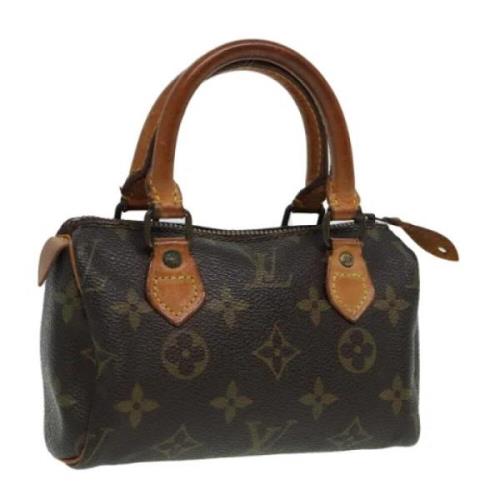 Louis Vuitton Vintage Pre-owned Canvas handvskor Brown, Dam