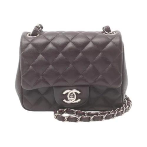 Chanel Vintage Pre-owned Laeder chanel-vskor Purple, Dam