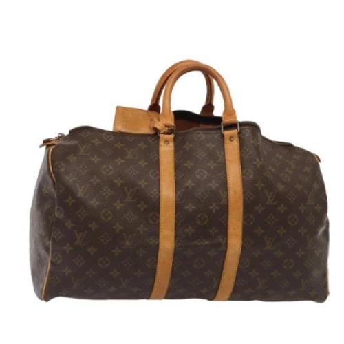 Louis Vuitton Vintage Pre-owned Canvas resvskor Brown, Dam