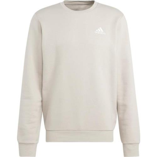 Adidas Essentials Fleece Sweatshirt för Herrar Beige, Herr