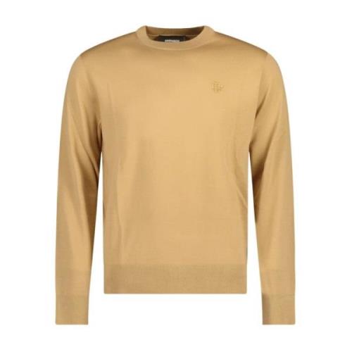 Dsquared2 Stilig Pullover Tröja för Män Brown, Herr