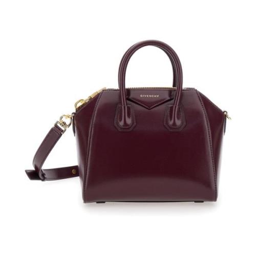 Givenchy Röd Antigona Mini Väska Red, Dam