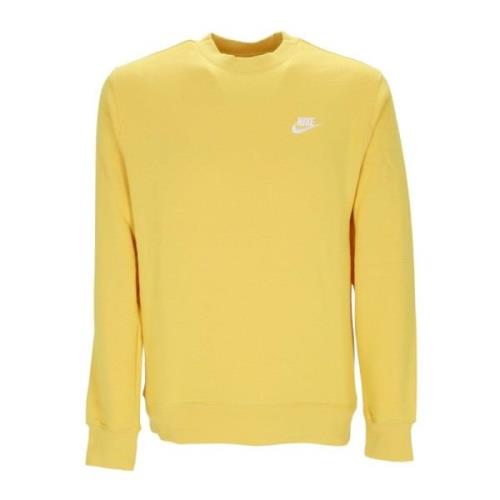 Nike Vivid Crewneck Sweatshirt Långärmad Yellow, Herr