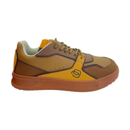 Piquadro Stiliga Sneakers för Män och Kvinnor Brown, Herr