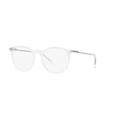 Dolce & Gabbana Diagonal Skuren Glasögonbågar White, Unisex