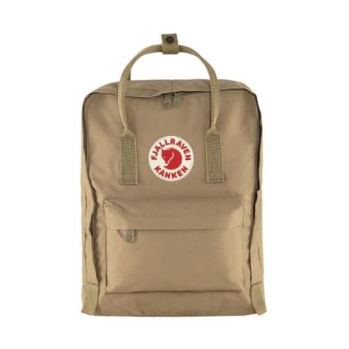 Fjällräven Klassisk Ryggsäck med Reflekterande Logotyp Brown, Unisex