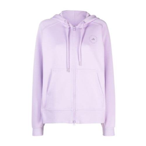 Adidas by Stella McCartney Stilig Zip-Through Hoodie för Kvinnor Purpl...