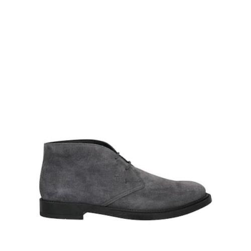 Tod's Klassiska Läderloafers Gray, Herr