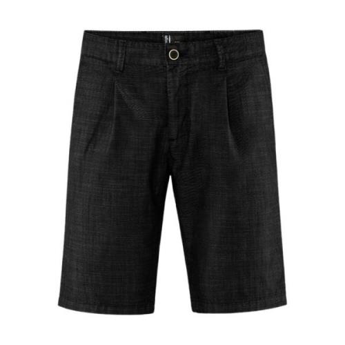 BomBoogie Bekväma Chino Bermuda Shorts Black, Herr