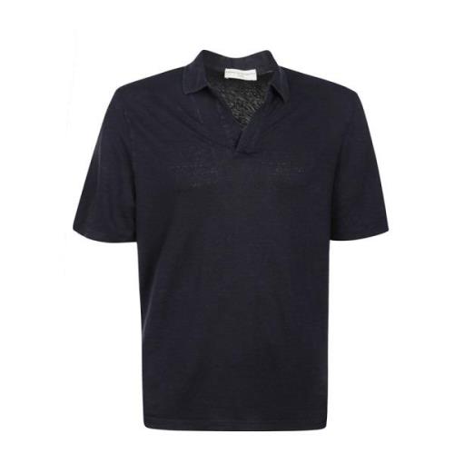 Filippo De Laurentiis Polo Shirts Blue, Herr