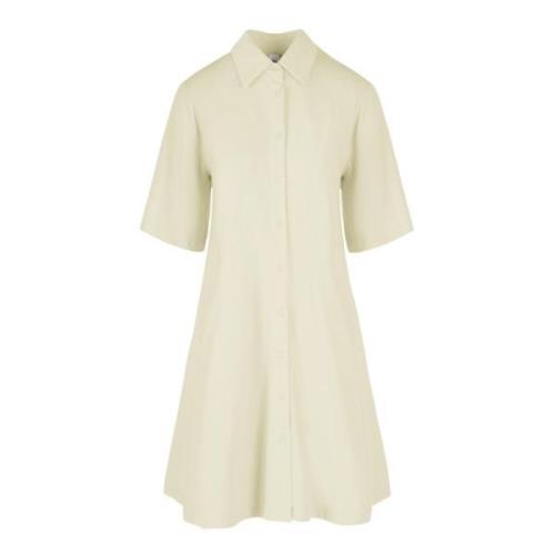 BomBoogie Shirt Dresses Beige, Dam