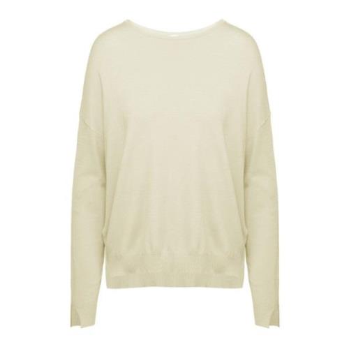 BomBoogie Round-neck Knitwear Beige, Dam