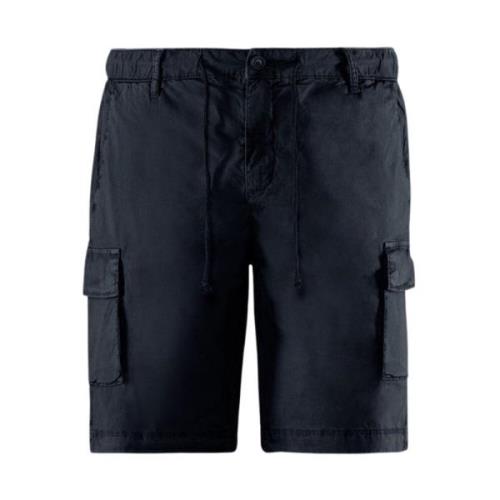 BomBoogie Bekväma Cargo Bermudashorts Blue, Herr