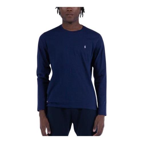 Ralph Lauren Bomull Jersey Nattlinne Blue, Herr