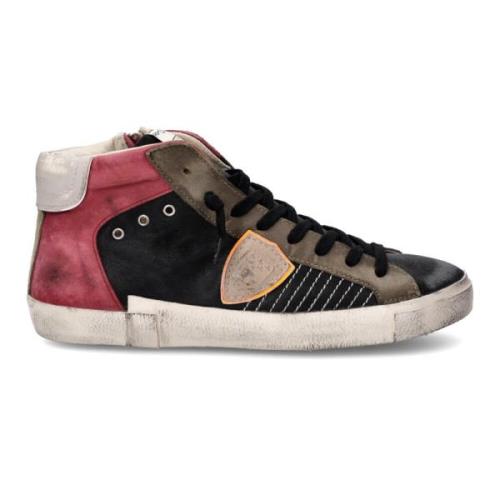 Philippe Model Sneakers Prsx Tennis Herr, Svart Burgundy Multicolor, H...