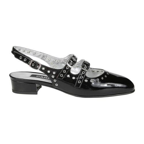 Carel Patent Mary Jane Skor Black, Dam