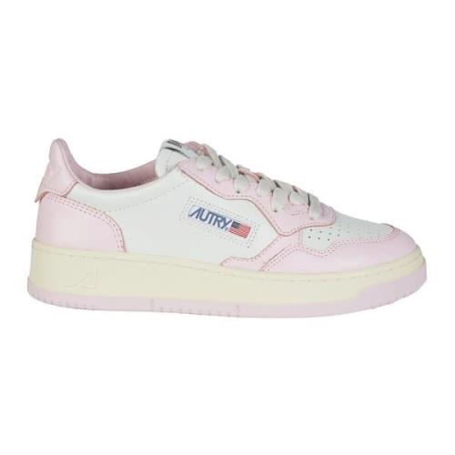 Autry Låg Medalist Sneakers Pink, Dam