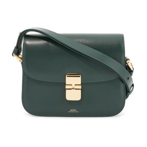 A.p.c. Elegant Liten Axelväska Green, Dam