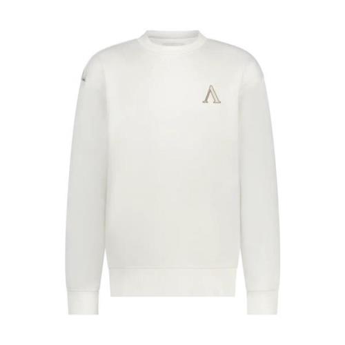 Aeden Off White Fox Sweater White, Herr